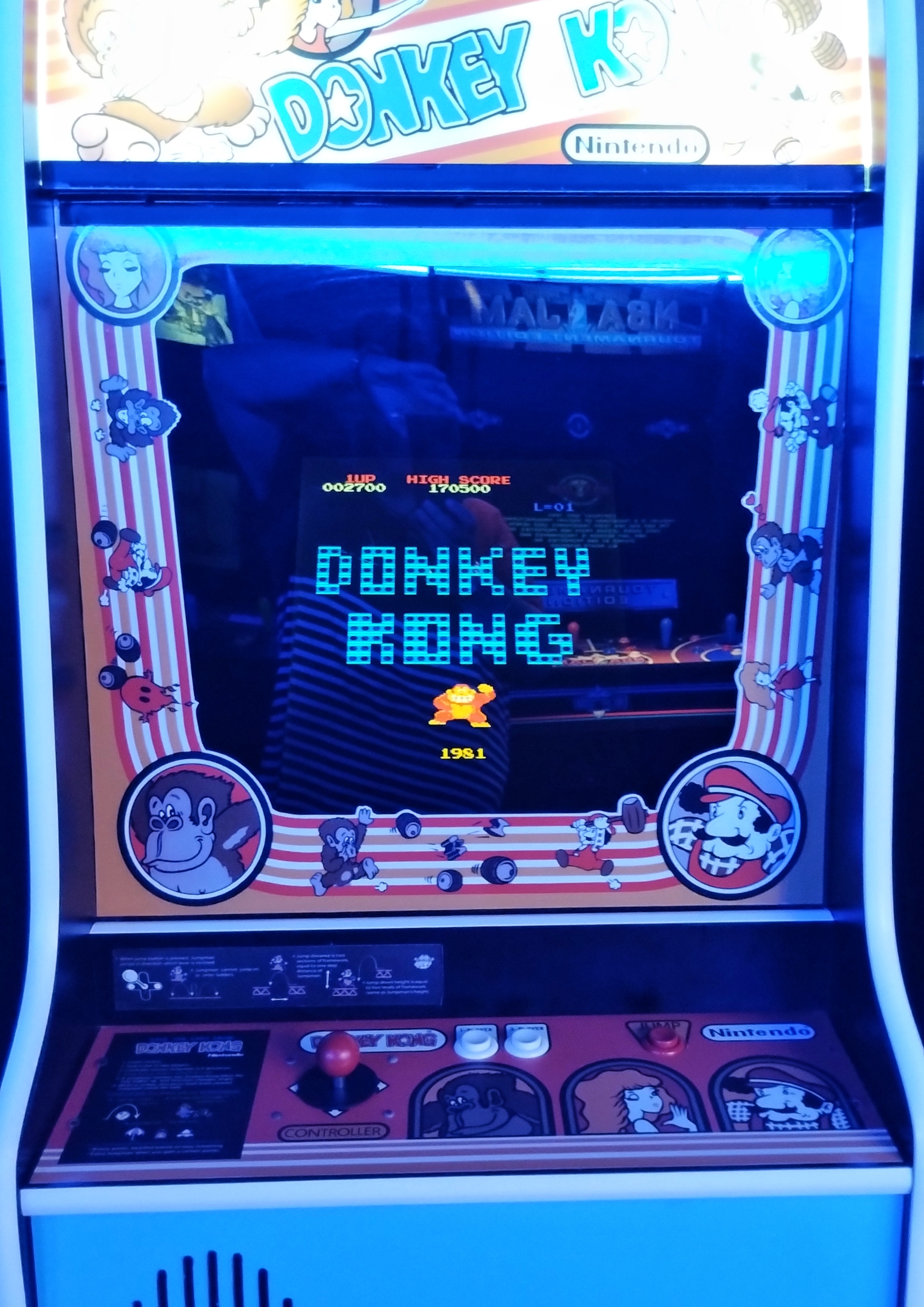 a 1980s arcade game