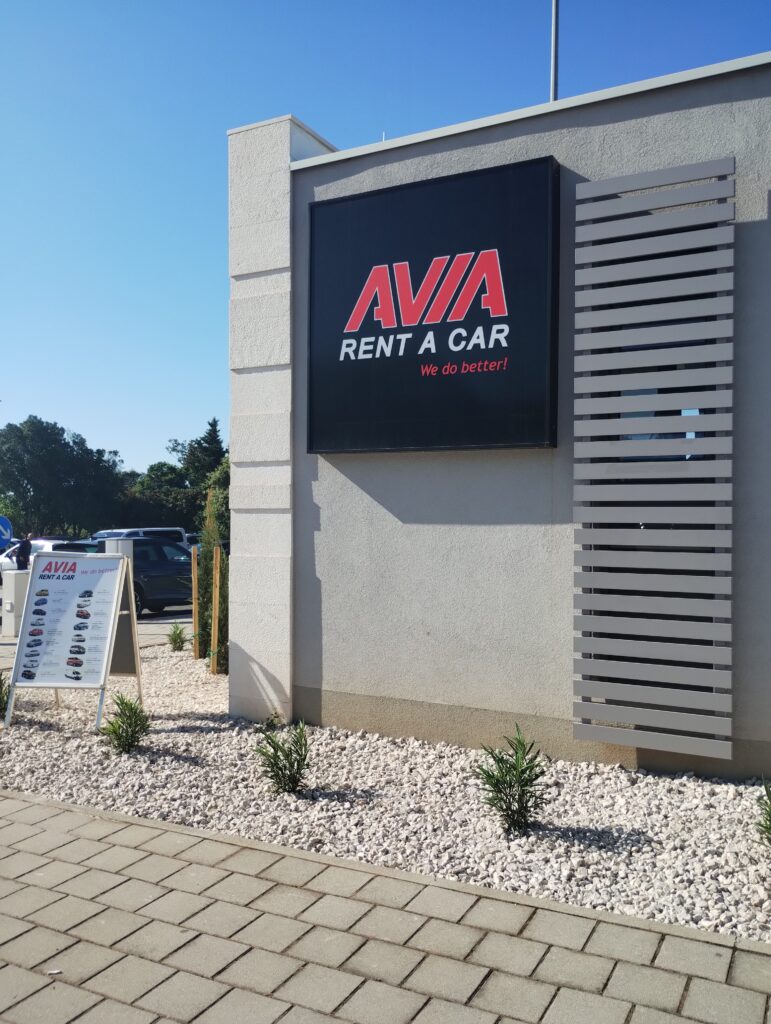 Avia rent a car at dubrovnik airport